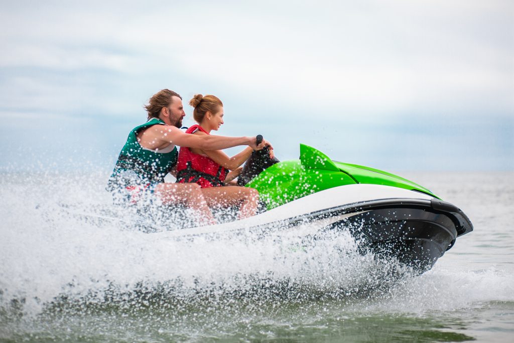 Driving a Jet Ski